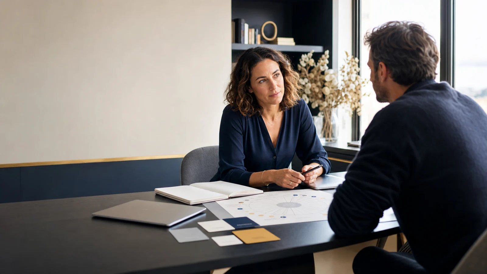 Entretien confidentiel de bilan de compétences avec un consultant ACTES MANAGEMENT