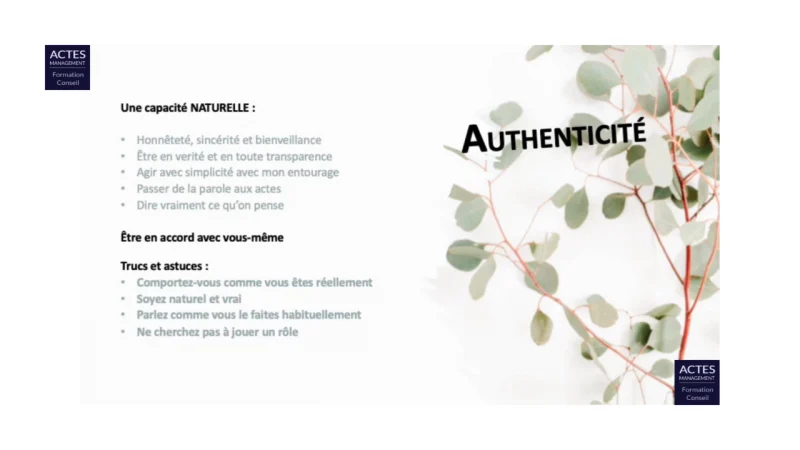 Extrait réel : Confiance en soi – Module 3 : inspirer confiance