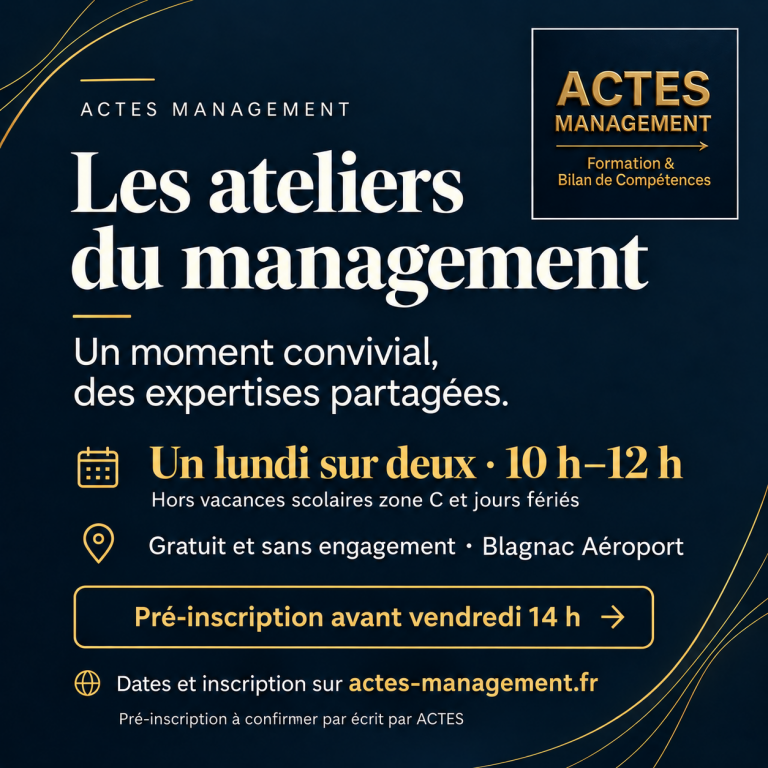Les ateliers du management ACTES
