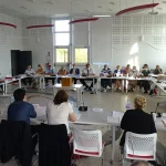 Réunion du conseil municipal de Somain le 17 septembre 2020, photographie documentaire.