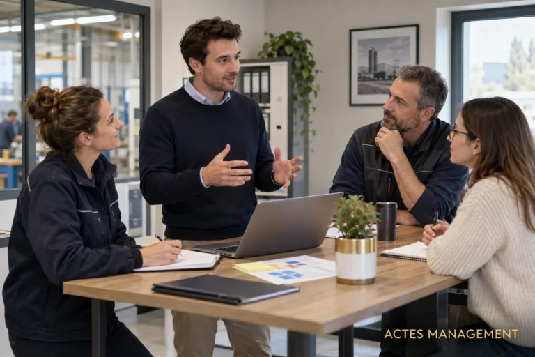 Un nouveau manager clarifie le fonctionnement et les objectifs de son équipe.
